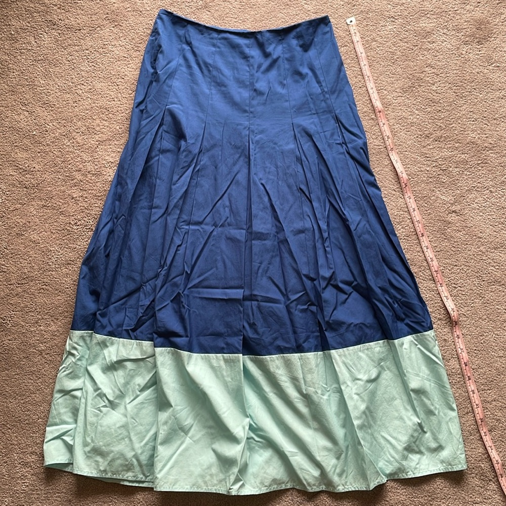 Boden Blue Skirt 4 Midi